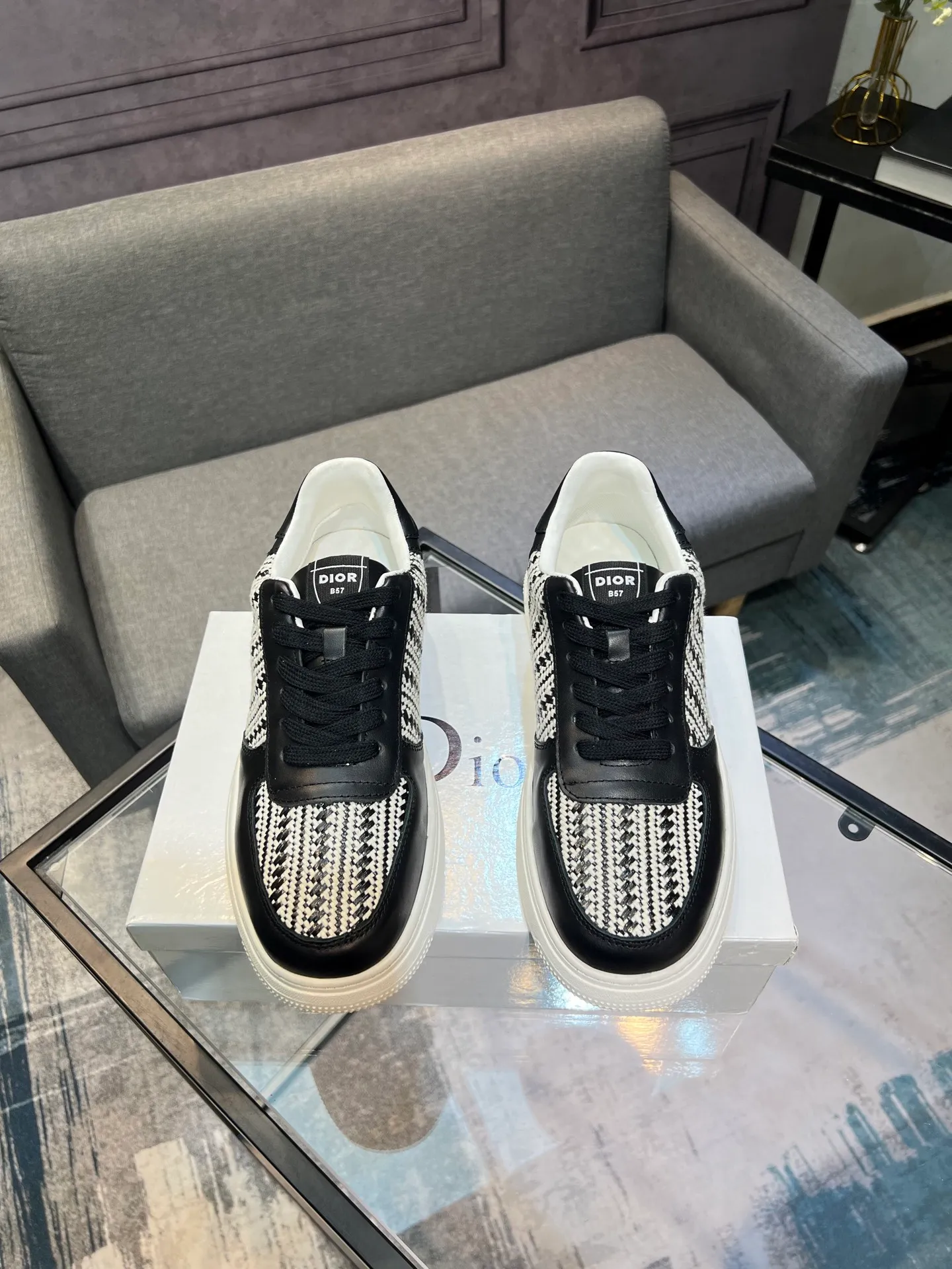 Men's Men's Shoes 💰400 [Dior] Spring and Autumn New Style 🙈Original Reissue! Reproduced from the original 💯, the workmanship is top-notch, 💪💪💪 cowhide leather upper ➕ genuine leather feet, 👻 suitable for all kinds of travel! Number of yards 38-44